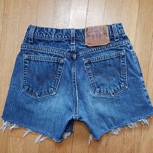 Levi's  Vtg  555 jean cut off  shorts